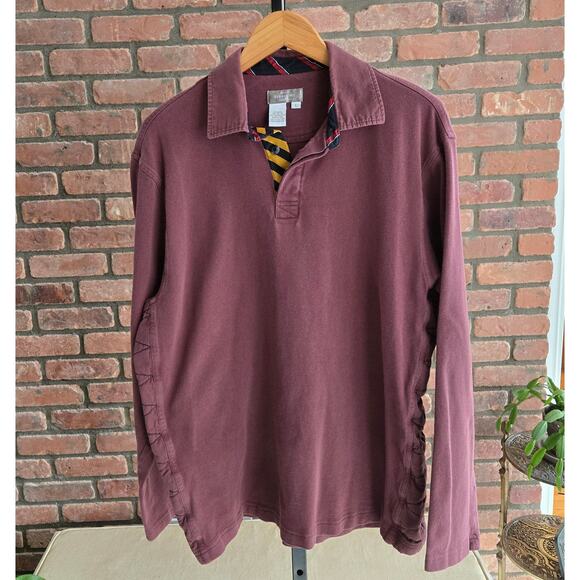 Mens Territory Ahead Long Sleeve Polo Size Large - Picture 1 of 7